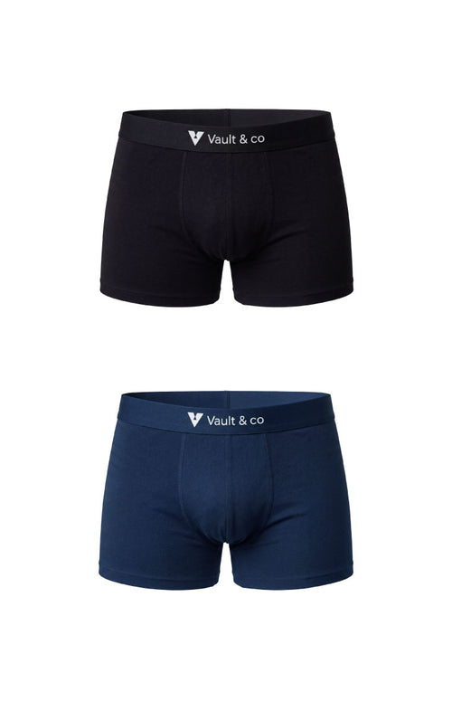 Men’s Cotton Trunks (2 Pack) – Premium Comfort & Breathable Fit | Vault & Co