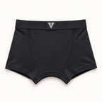 CotCloud men's cotton trunk in Black — back view (Build Your Own 3-Pack)