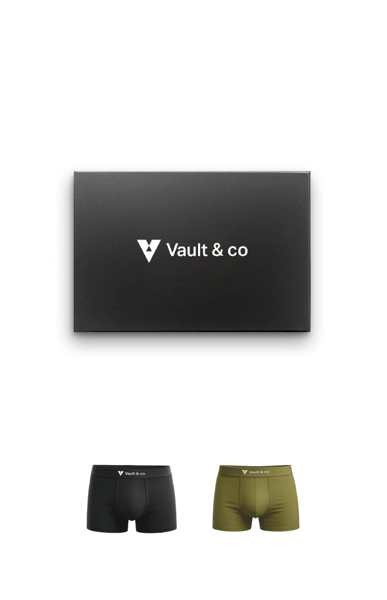Men’s Cotton Trunks (2 Pack) – Premium Comfort & Breathable Fit | Vault & Co