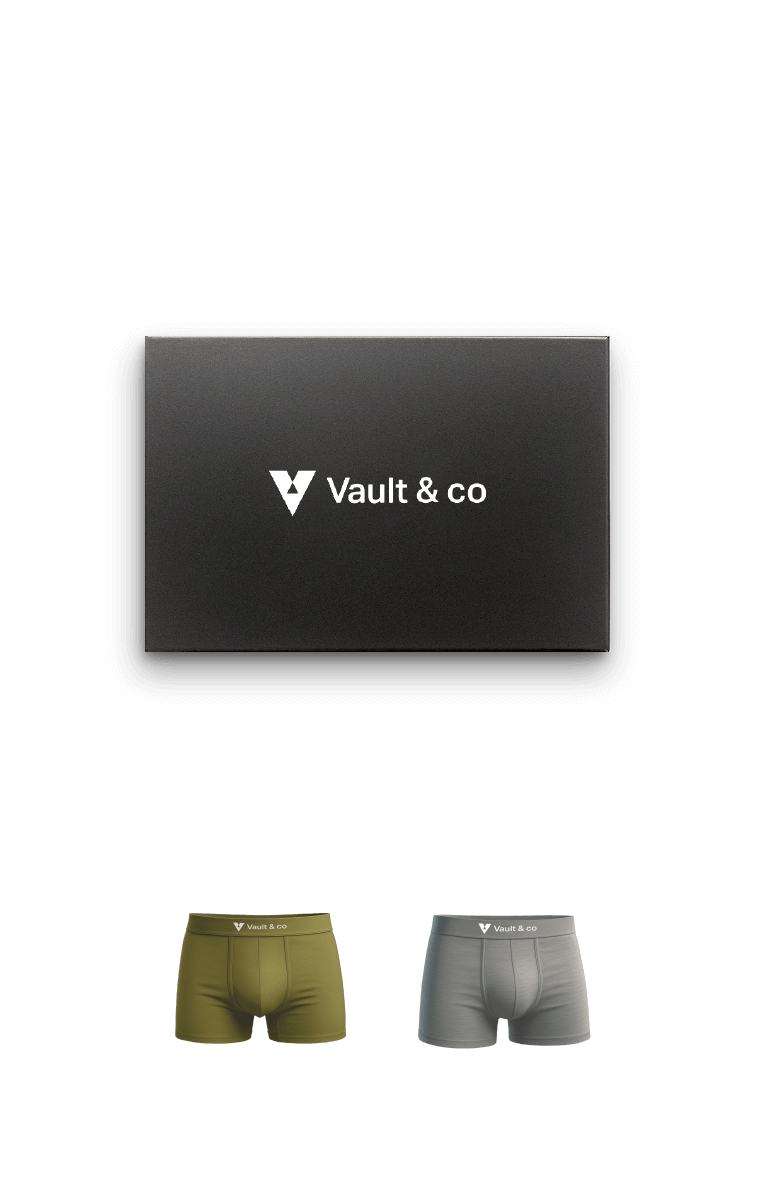 Men’s Cotton Trunks (2 Pack) – Premium Comfort & Breathable Fit | Vault & Co